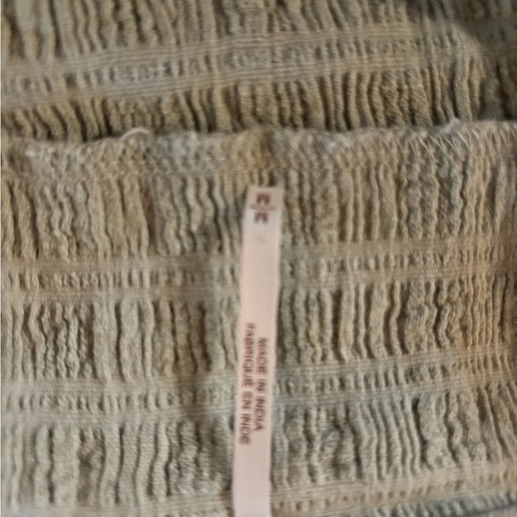 Free People Brandie Midi Dress Tube Ruched Sleeveless Size M Light Green - Picture 3 of 5